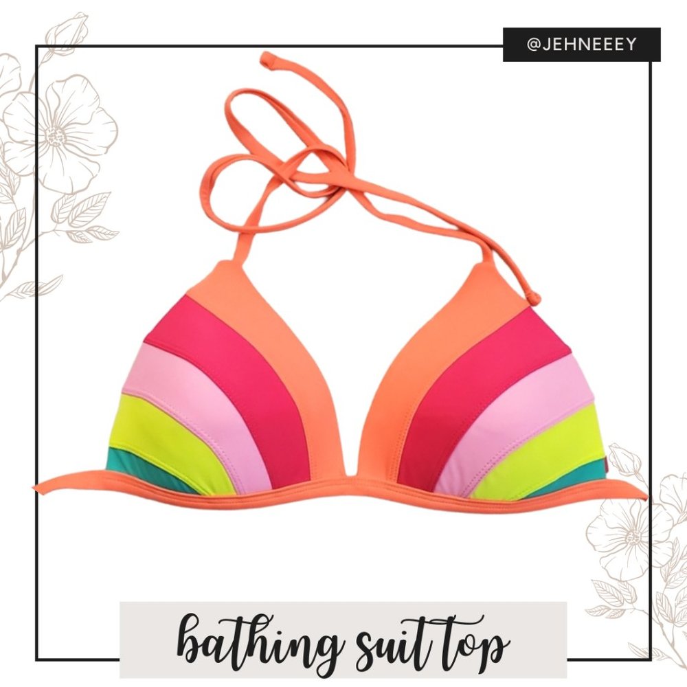 NEW Rainbow Bathing Suit Top